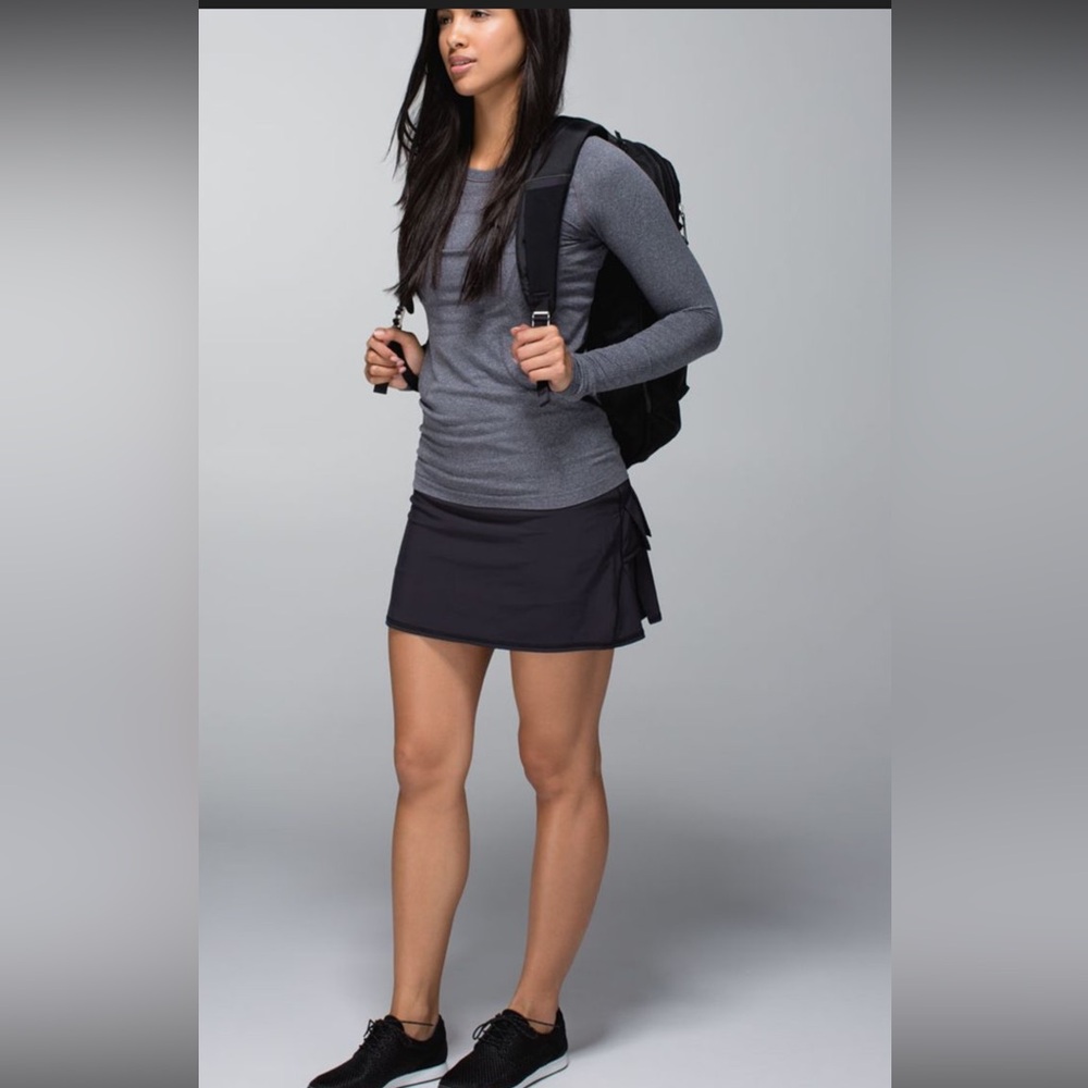 Lululemon black athletic skirt